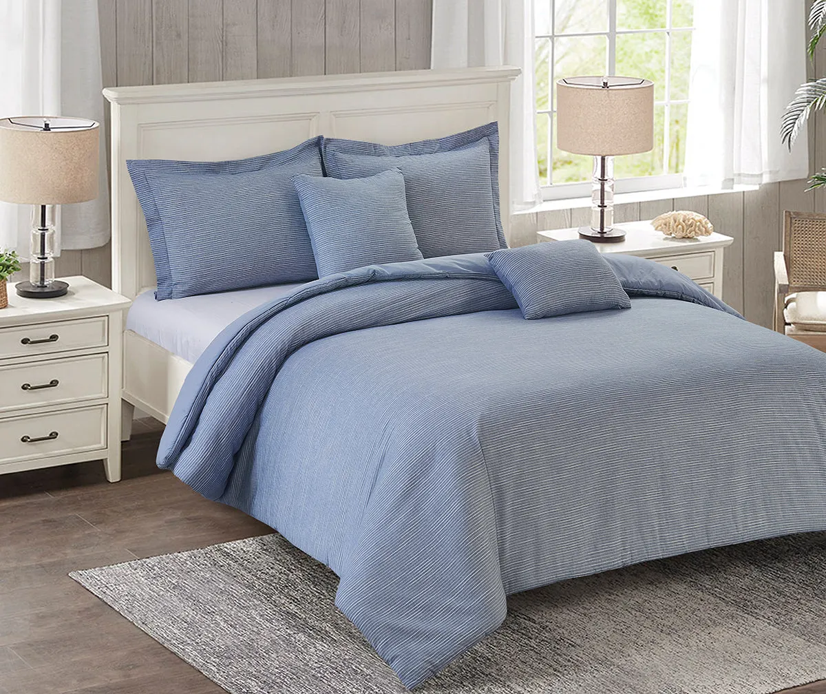 Oxford Stripes Comforter Set