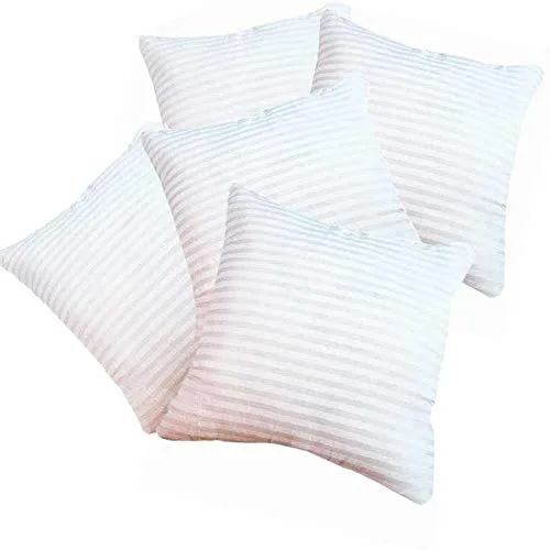 Payal Enterprises Pillow Quality Soft Bed Cushion, Fiber Filled, 16 inch X 16 inch Pack of 4