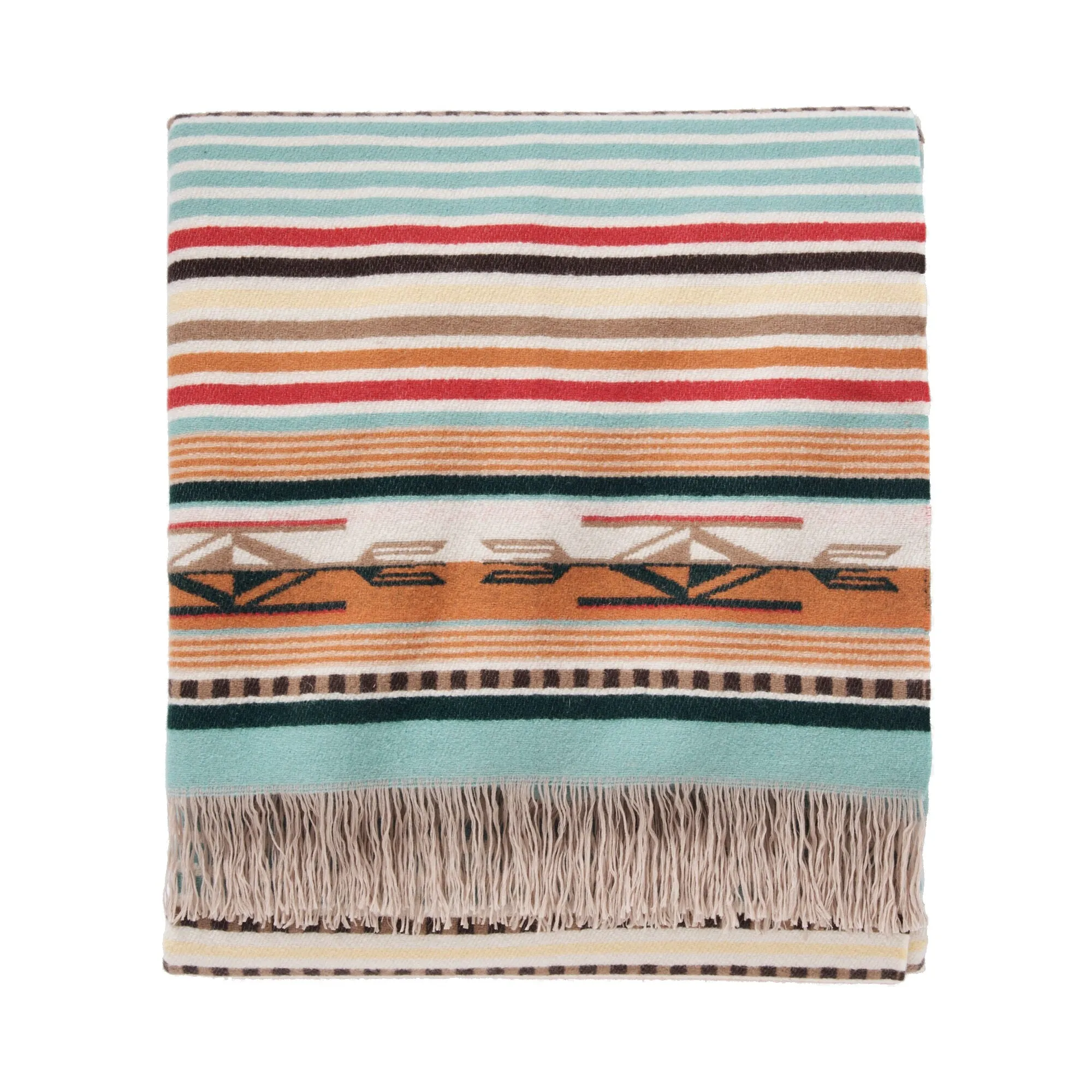 Pendleton Chimayo Stripe Fringed Throw | more colors available