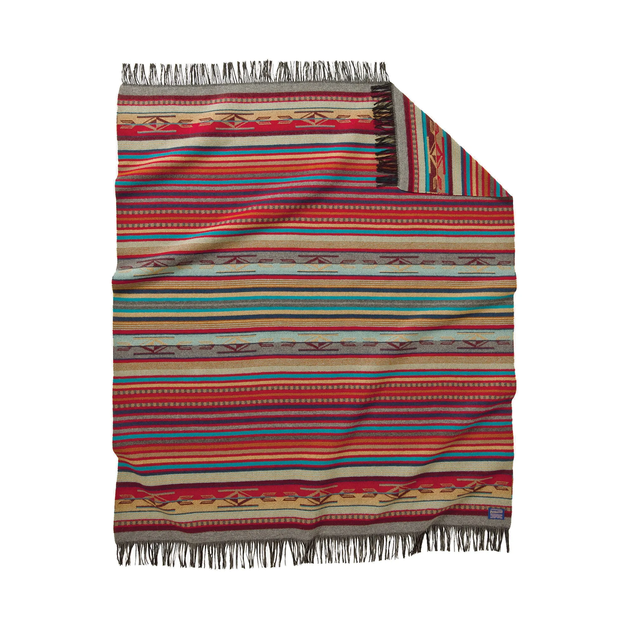 Pendleton Chimayo Stripe Fringed Throw | more colors available