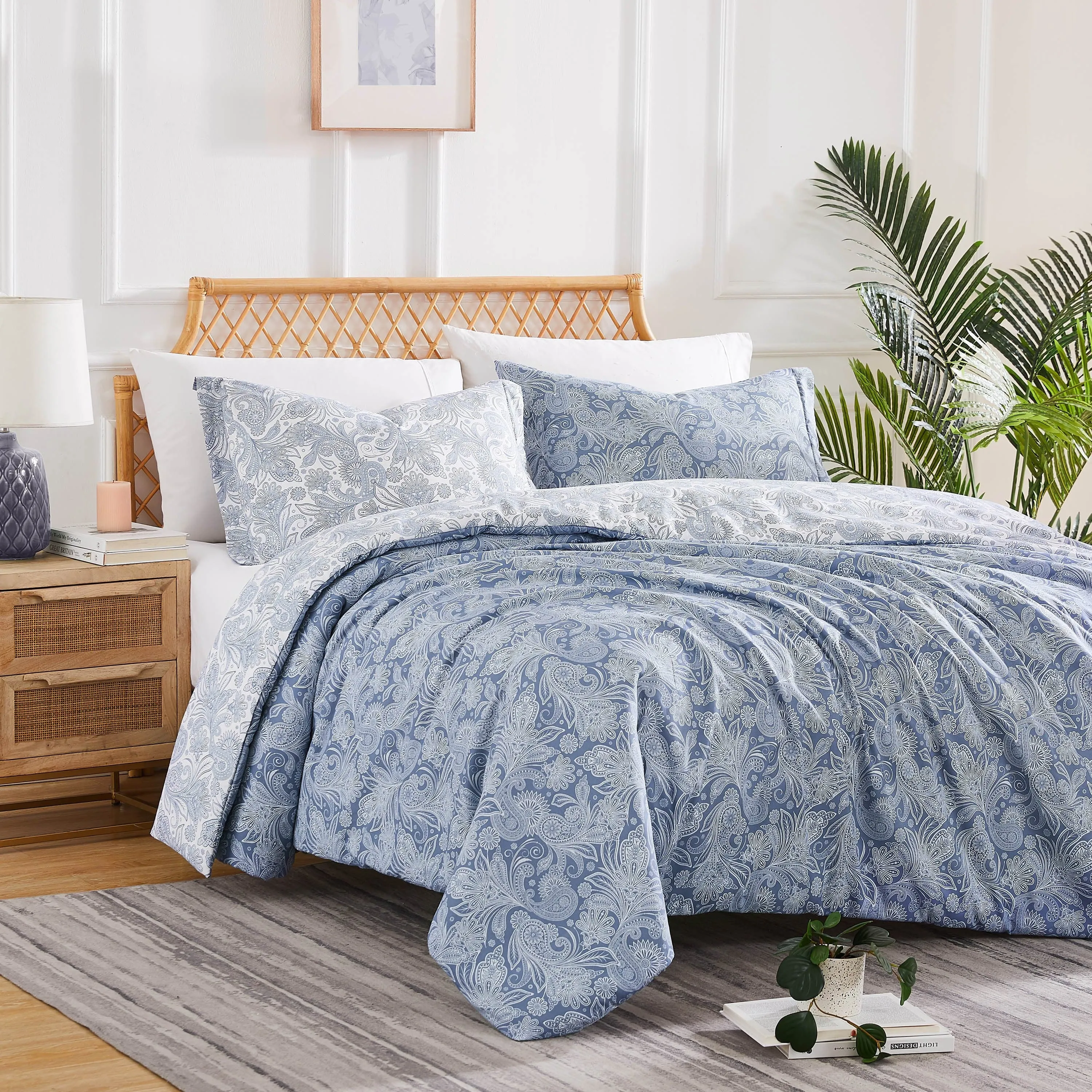 Perfect Paisley Reversible Comforter Set