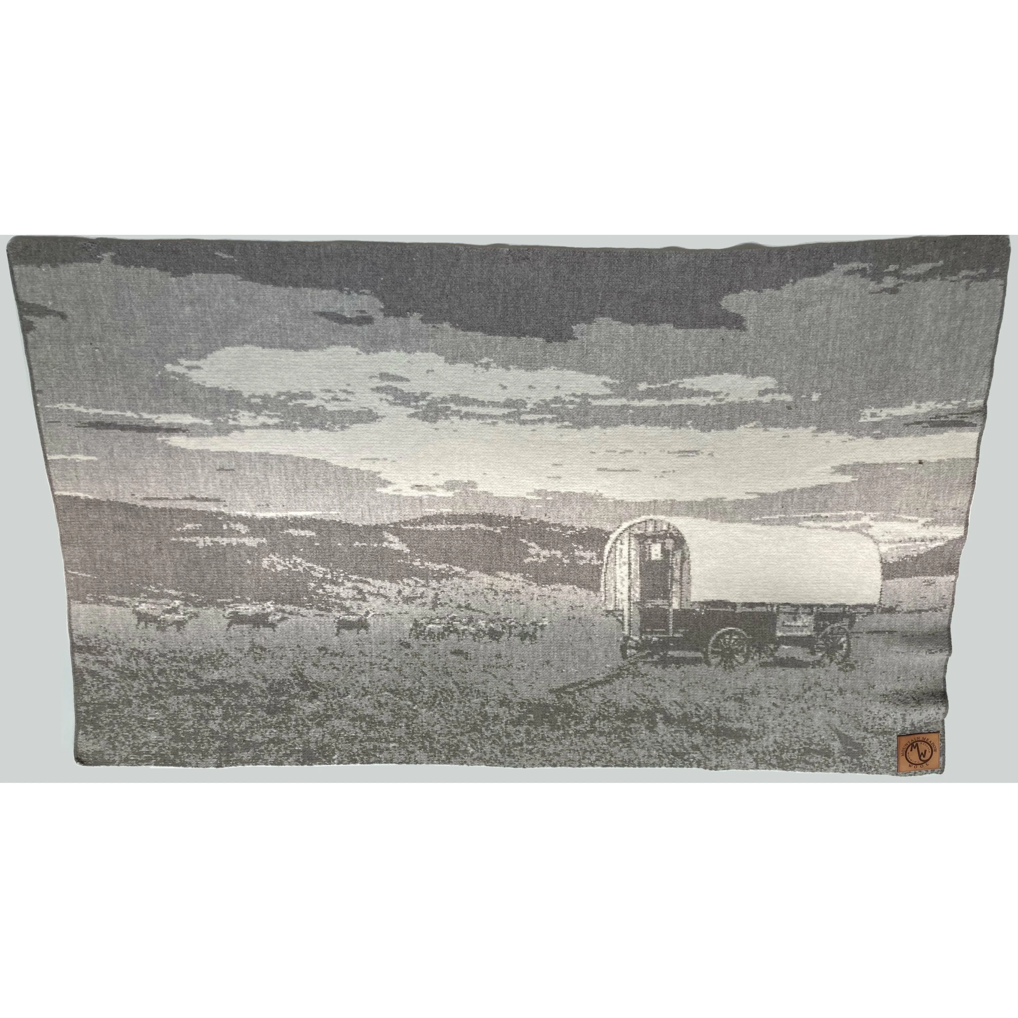 "Mountain Home"  sheepwagon throw