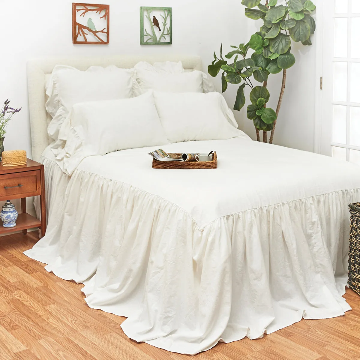 Ruffled Bedspread