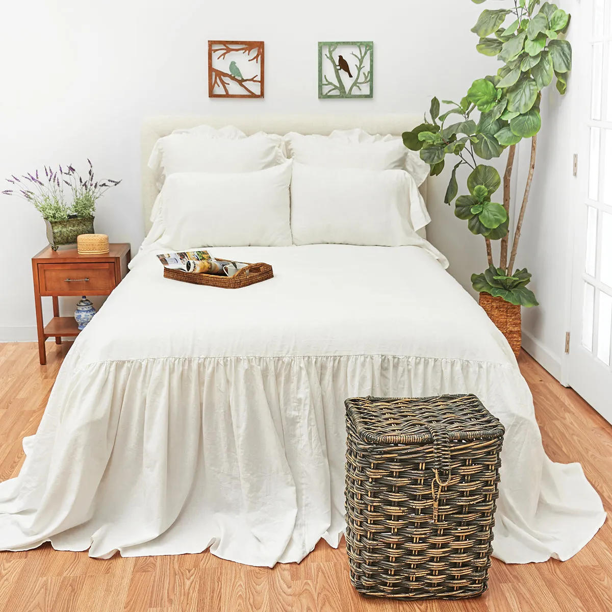 Ruffled Bedspread