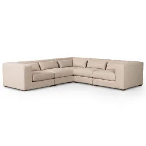 Sena 5 Piece Sectional, Alcala Wheat