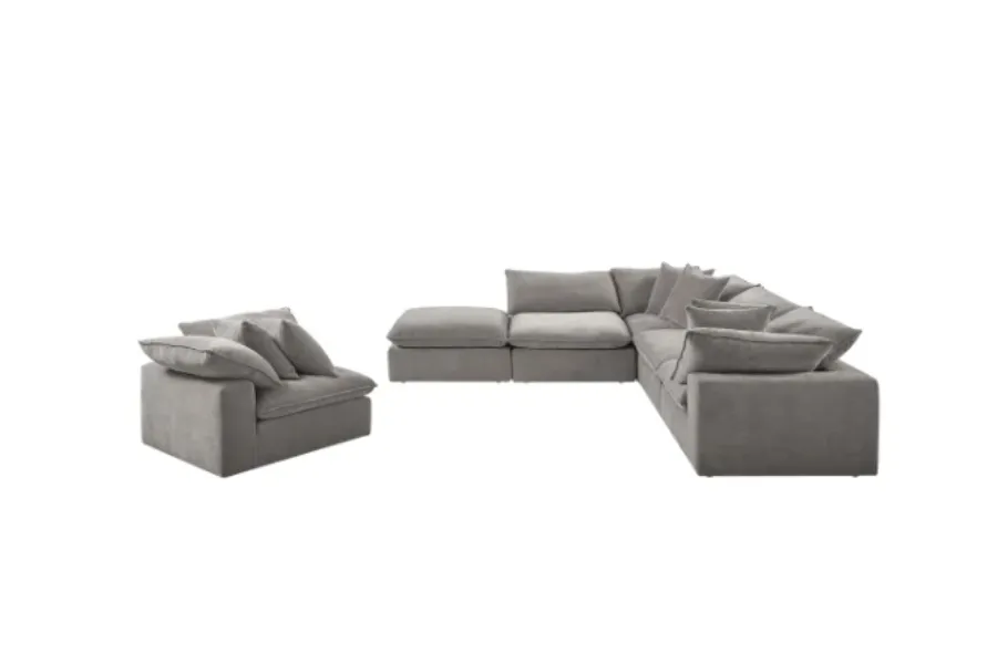 Sereen 4-piece Fabric Modular Sectional Floor Model 188757