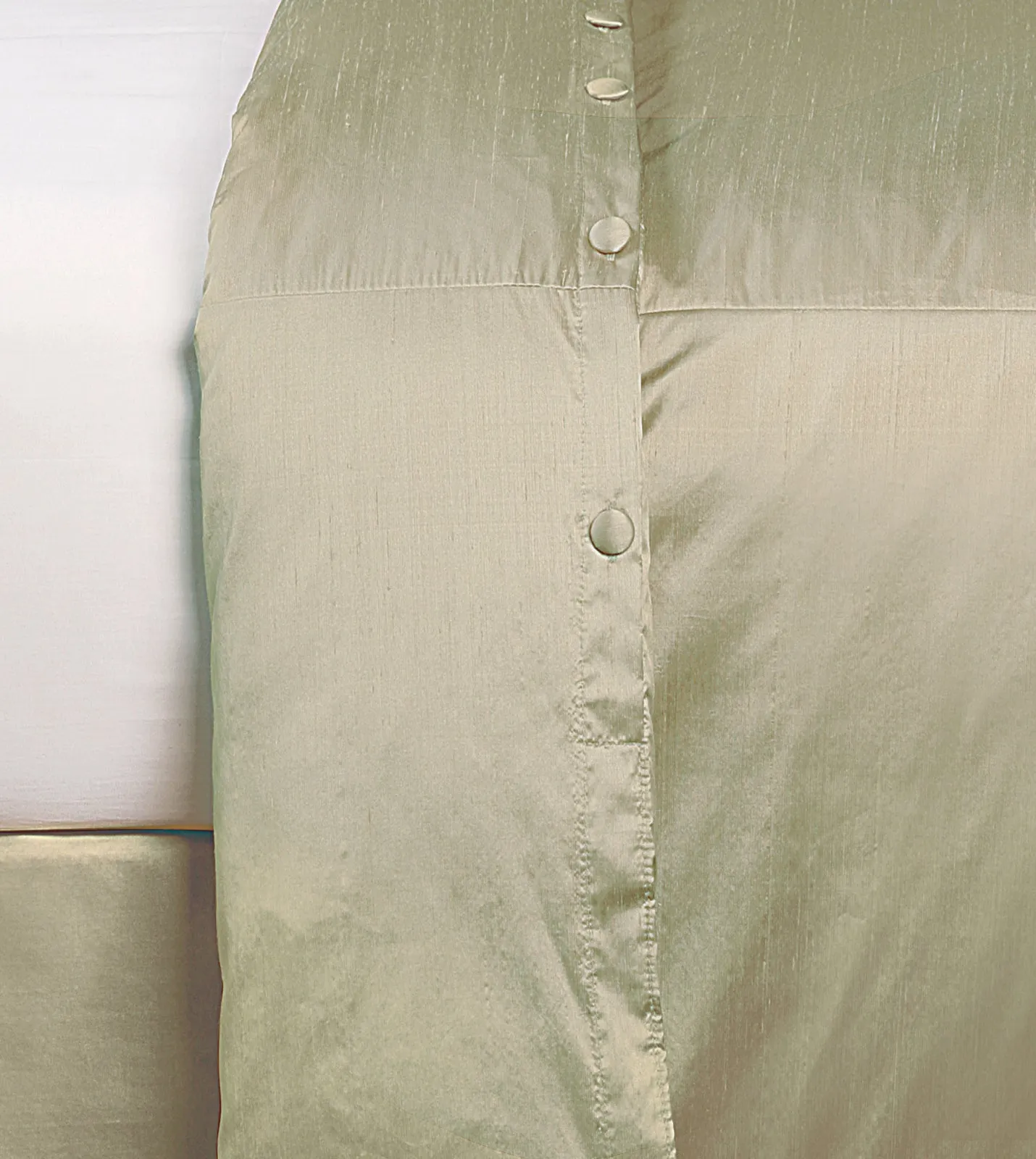 Serico Pure Silk Duvet Cover in Sage (Super Queen 96x98)