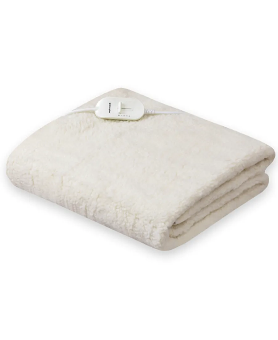 Single Washable Fleece Heated Mattress Cover