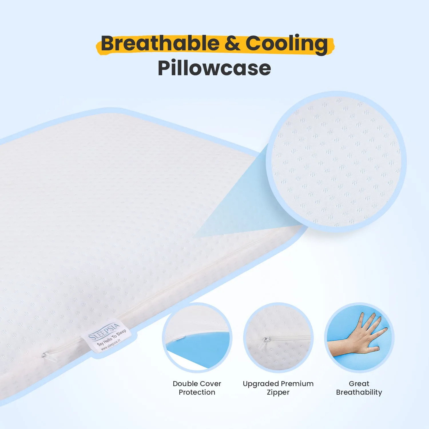 Small Standard Cooling Gel Memory Foam Pillow