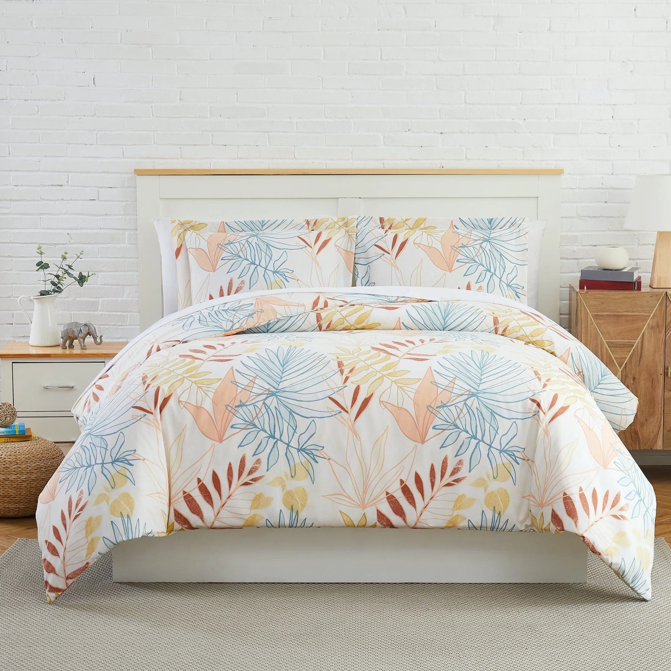 Tropic Leaf Comforter Set