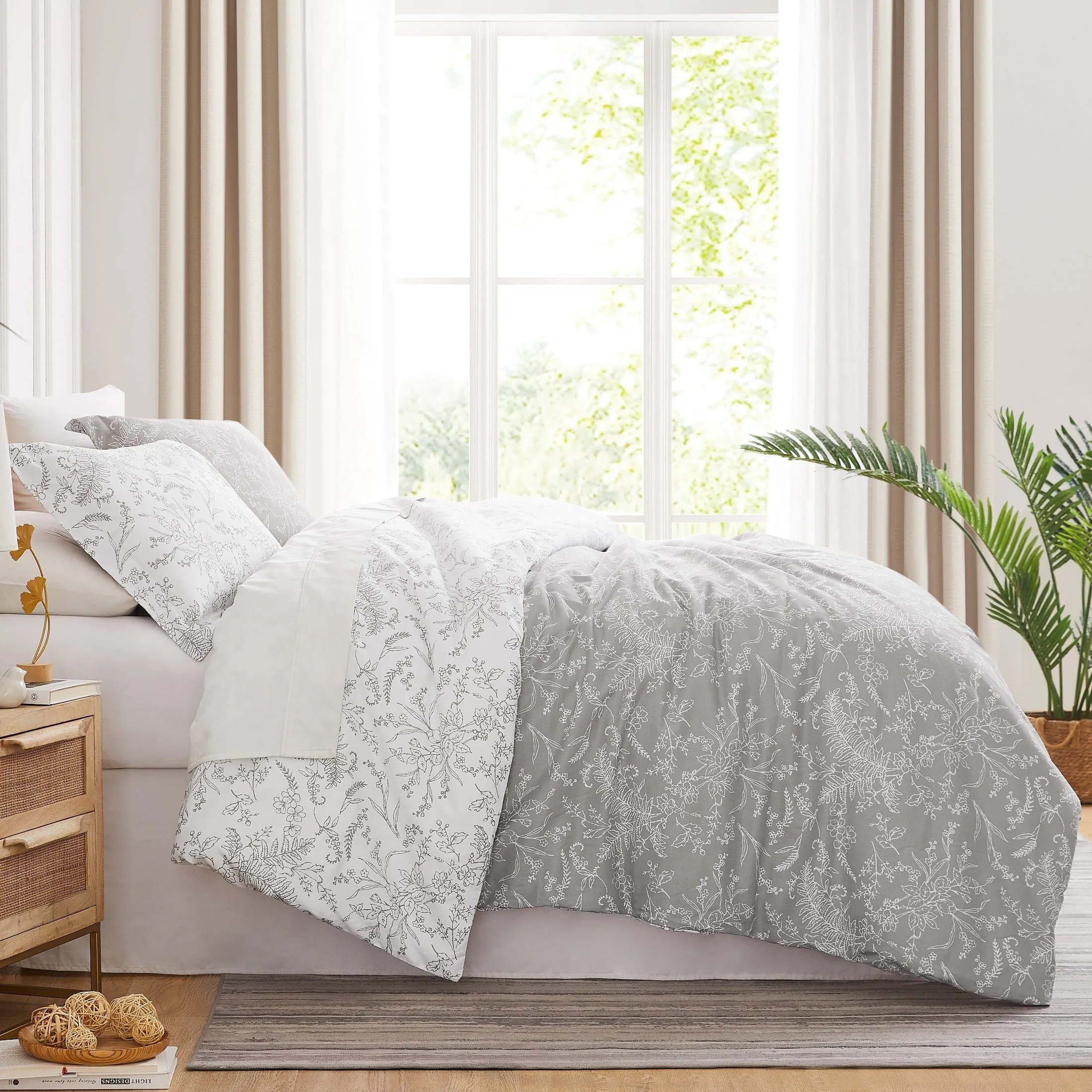 Winter Brush Reversible Duvet Cover Set